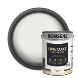 Ronseal 5Ltr Winter Frost Matt Emulsion Multi Surface Paint