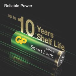 GP Batteries Ultra Plus AA 1.5V Alkaline Batteries  8 Pack
