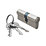 Smith & Locke 5-Pin Cylinder Lock 45-55 (100mm) Silver