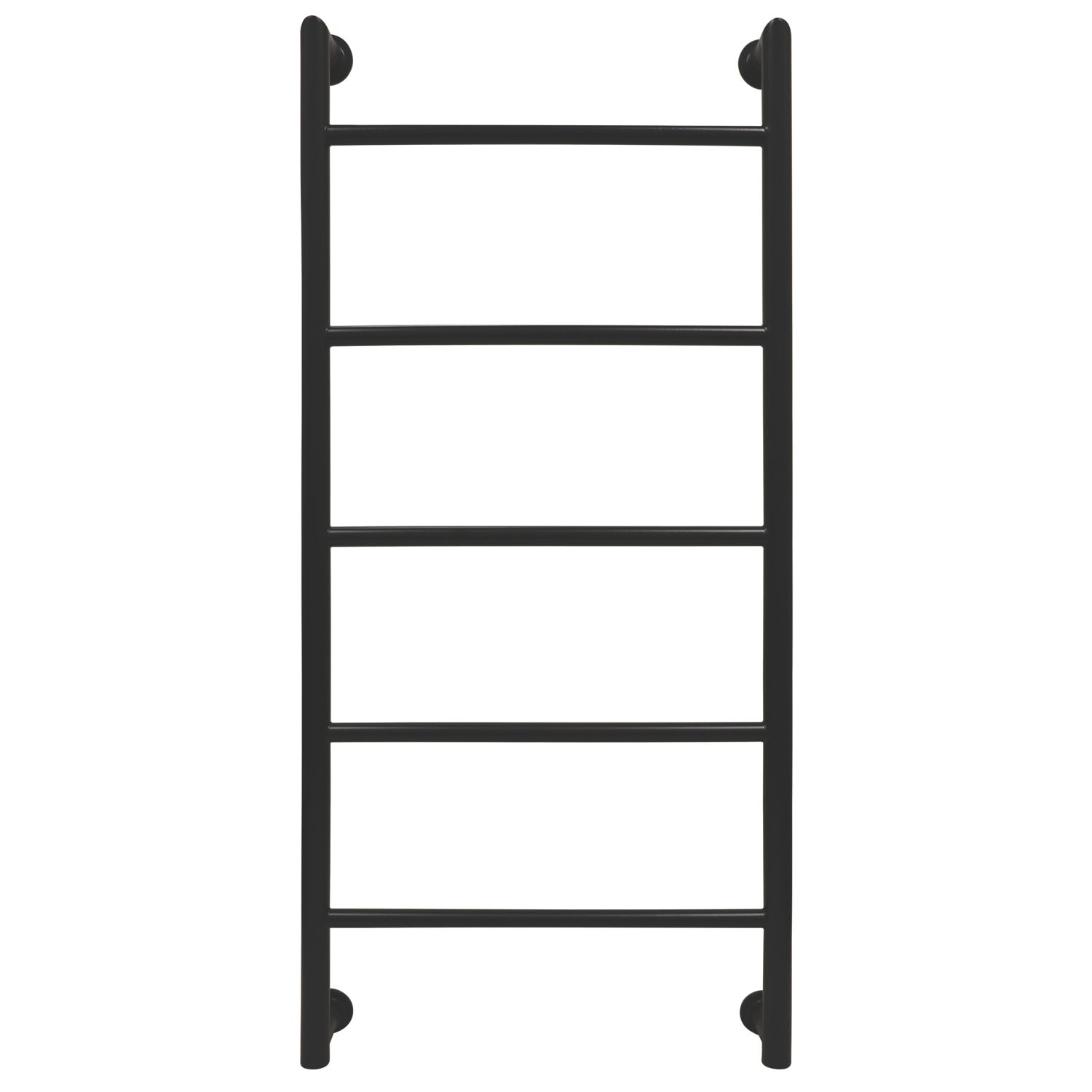 Towelrads 1200mm x 530mm 982BTU Black Flat Designer Towel Radiator (740RY)
