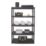 Essentials  5-Tier Plastic Garage Shelving Unit 1200mm x 400mm x 1850mm