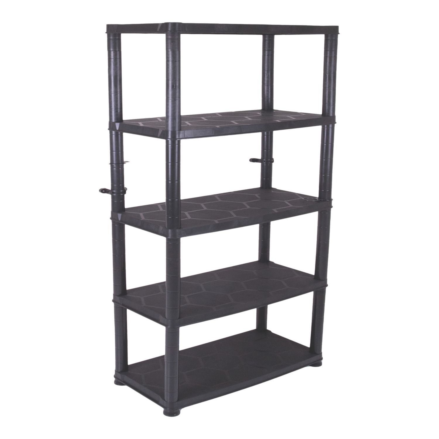 Essentials 5-Tier Plastic Garage Shelving Unit 1200mm x 400mm x 1850mm (740VM)