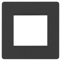 British General Evolve 2-Module Modular Faceplate Matt Black