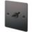 LAP  10AX 1-Gang 2-Way Toggle Switch  Black Nickel