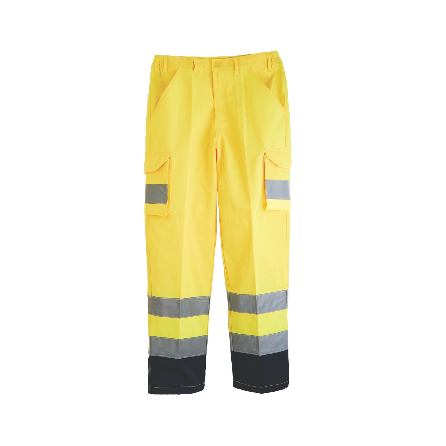 Pro RTX High Visibilty Cargo Trousers Yellow 32" W 31" L (741AL)