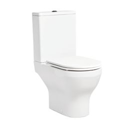 Brixton Soft-Close Close-Coupled Rimless Toilet Dual-Flush 6/4Ltr