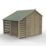 Forest 4Life 6' x 8' (Nominal) Apex Overlap Timber Shed with Lean-To