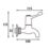 Bristan Lever Contemporary Single Lever Kitchen Bib Taps Chrome 1 Pair