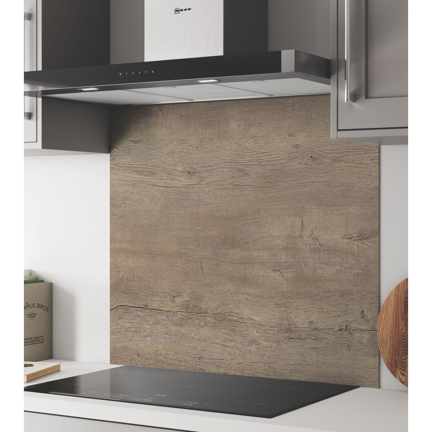 Wilsonart Nordic Oak Wide Hob Splashback 900mm x 800mm x 4mm (741JL)