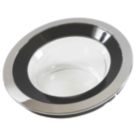 Beko 2429800300  Washing Machine Black & Chrome Front Door Assembly