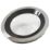 Beko 2429800300  Washing Machine Black & Chrome Front Door Assembly