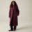 Regatta Eloria Womens Hooded Long Quilted Coat Fig - 909 Size 10