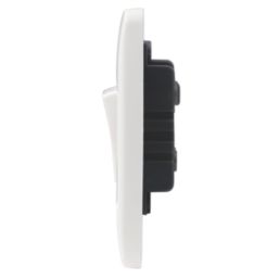Vimark Pro 10A 2-Gang 2-Way Light Switch  White