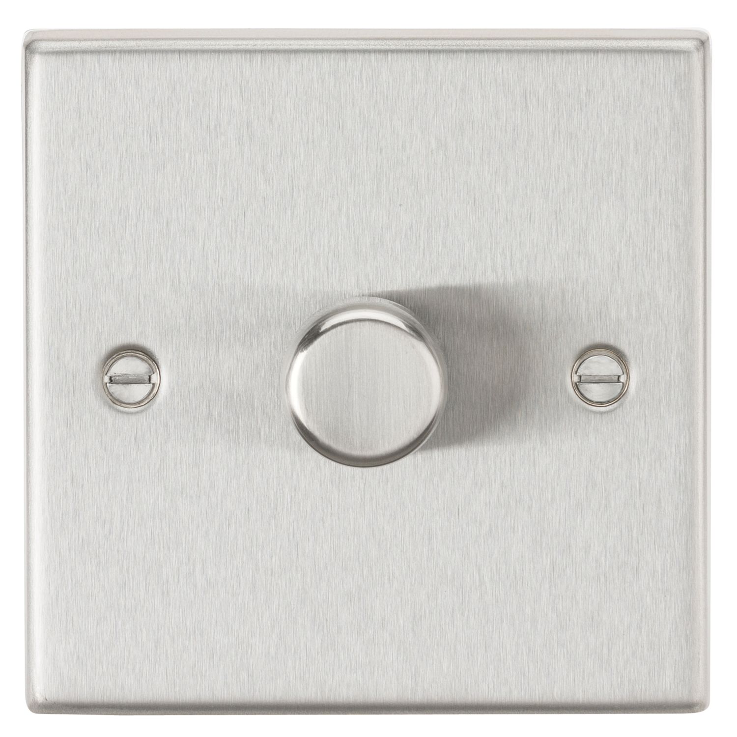 Knightsbridge 1-Gang 2-Way LED Intelligent Dimmer Switch Brushed Chrome (741PX)