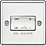 Knightsbridge  10AX 1-Gang TP Fan Isolator Switch Polished Chrome