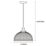 Quay Design Haze Industrial Pendant Bright Nickel