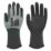 Wonder Grip WG-2187 Dexcut Cut-Resistant Gloves Grey X Large