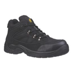Amblers FS151 Vegan Friendly Size 4  Black  Steel Toe Cap Safety Boots