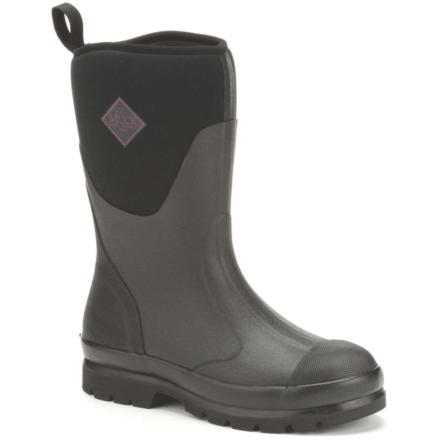 Muck Boots Chore Classic Short Size 3 Womens Black Non Safety Wellies (741XR)
