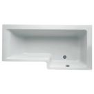 Ideal Standard Concept Space Shower Bath Right-Hand Acrylic No Tap Holes 1700mm