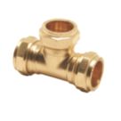 Pegler  Brass Compression Equal Tee 10mm