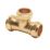 Pegler  Brass Compression Equal Tee 10mm