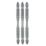 Makita  1/4" 85mm Hex Shank PZ2 Double-Ended Impact Screwdriver Bits 3 Pack