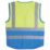 Pro RTX High Visibilty Executive Waistcoat Yellow / Royal Blue Small 36" Chest