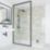 Multipanel Unlipped Bathroom Waterproof Wall Panel  Gloss Antique Marble 2400mm x 900mm x 11mm
