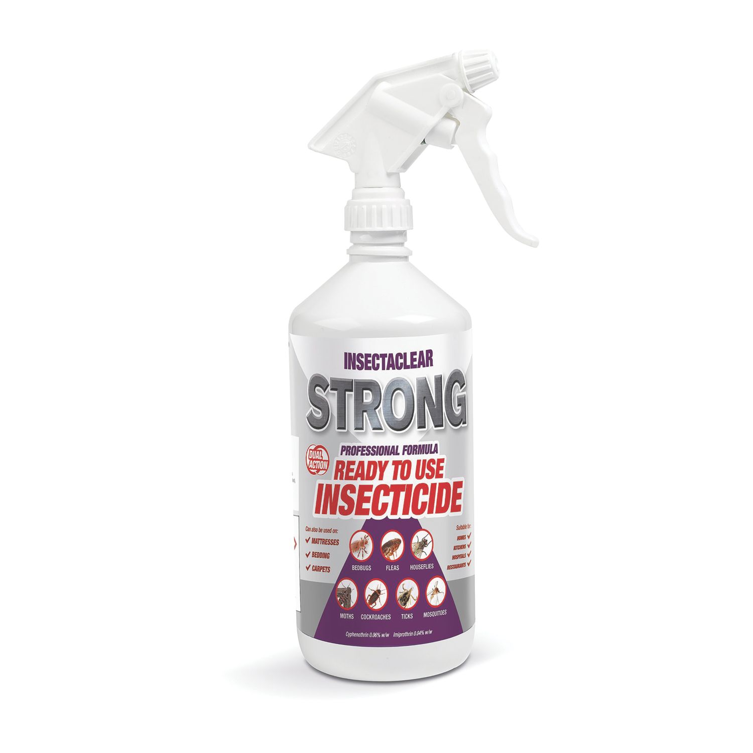 Insectaclear Strong+ Insect Killer Spray 1Ltr (742JP)