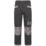 JCB Trade Plus Rip-Stop Work Trousers Black/Grey 38" W 32" L