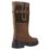 Cotswold Broadwell Size 3 Womens Tan/Green Waterproof Slip-On Non Safety Work Boots