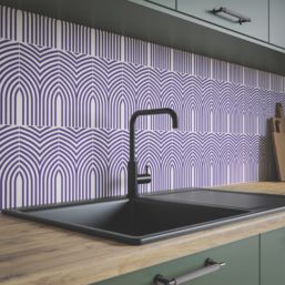 Wilsonart Arches Midnight Purple Splashback 3050mm x 750mm x 4mm
