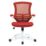 Nautilus Designs Luna Medium Back Task/Operator Chair Red