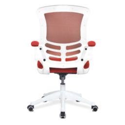 Nautilus Designs Luna Medium Back Task/Operator Chair Red