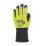 Wonder Grip WG-1855HY U-FEEL Protective Work Gloves High-Viz Yellow / Black X Large