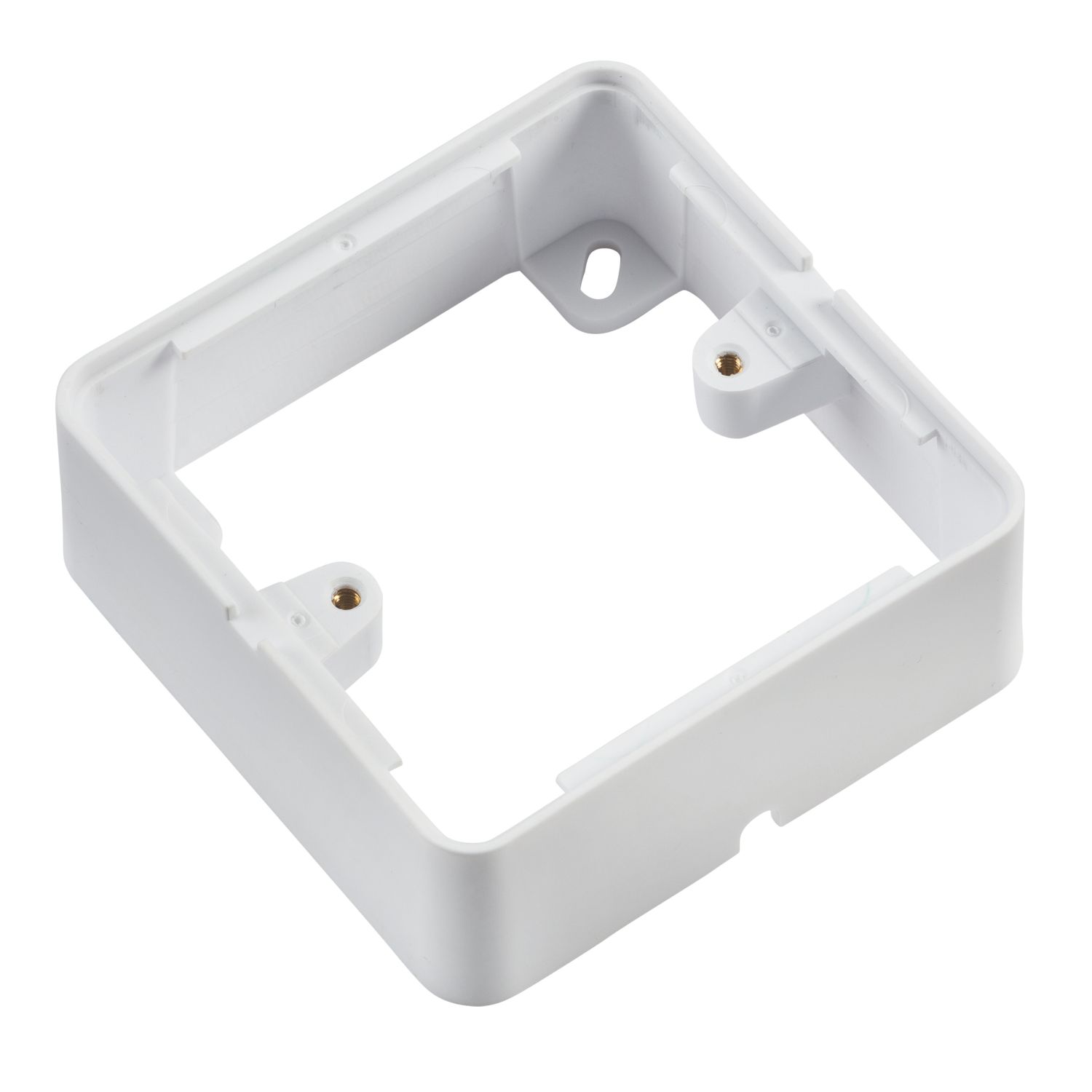 Knightsbridge 1-Gang White Surface Box Spacer 32mm (742PX)