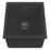 Carysil EN340-BK 1 Bowl Granite Composite Kitchen Sink Black 370mm x 460mm