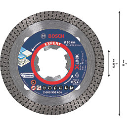Bosch Expert X-Lock Masonry Diamond Cutting Disc 85mm