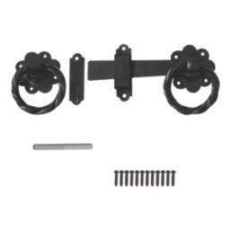 Smith & Locke Ring Gate Latch Black 152mm