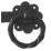Smith & Locke Ring Gate Latch Black 152mm