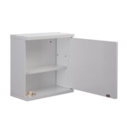 Croydex  Single-Door Bathroom Cabinet White  300mm x 140mm x 300mm