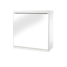 Croydex  Single-Door Bathroom Cabinet White  300mm x 140mm x 300mm