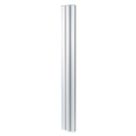 Venus 1800mm x 205mm 2418BTU Matt Chrome Vertical Designer Radiator