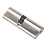 Smith & Locke Fire Rated 1 Star Double 1* 6-Pin Euro Cylinder Lock 45-50 (95mm) Polished Nickel