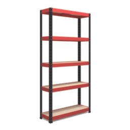 RB Boss  5-Tier Metal Garage Shelving Unit 900mm x 400mm x 1800mm
