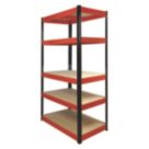 RB Boss  5-Tier Metal Garage Shelving Unit 900mm x 400mm x 1800mm