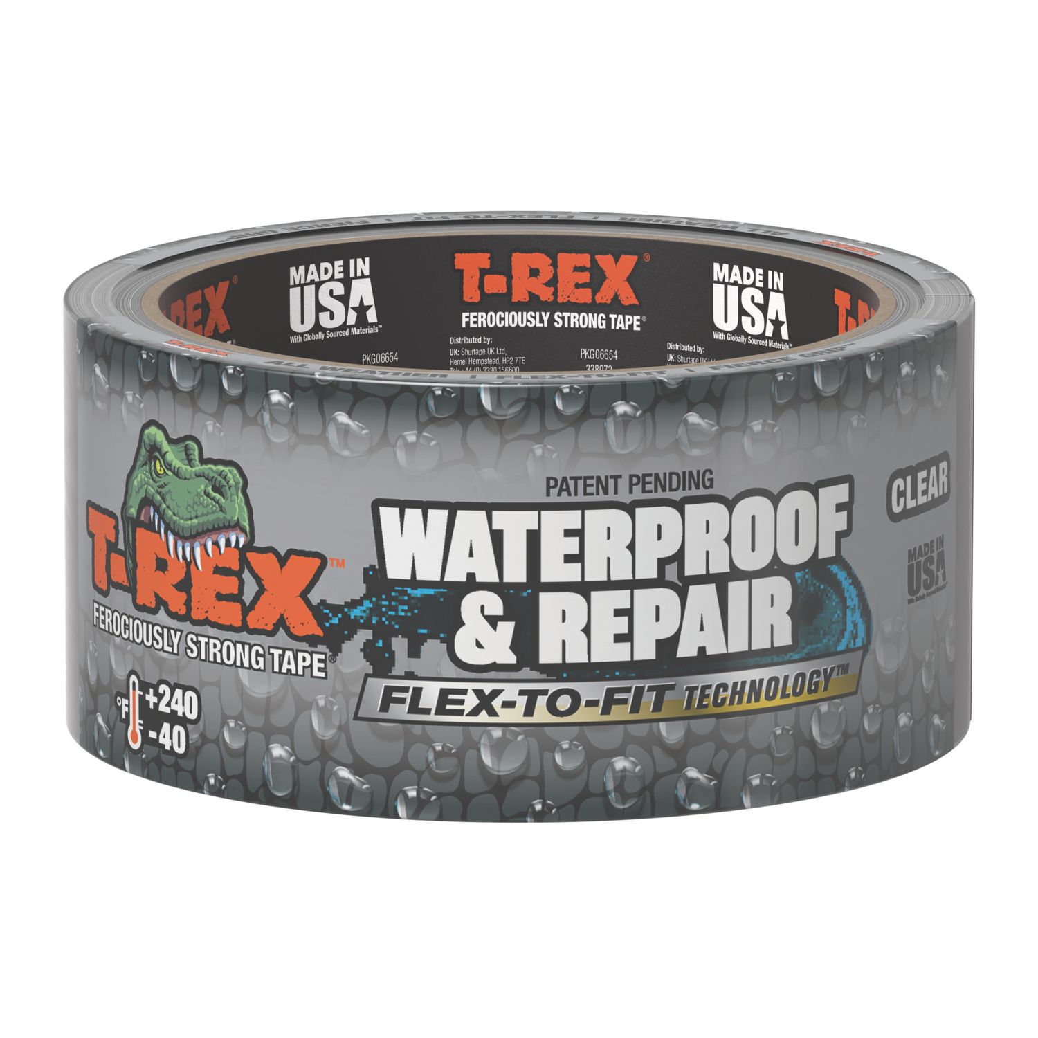T-Rex Waterproof & Repair Tape Clear 9.14m x 48mm (743EA)