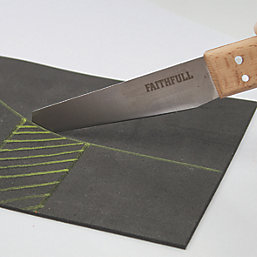 Faithfull  Fixed Leather / Shoe Cutting Knife 4.1/3"