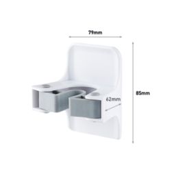 Command White Self-Adhesive Broom Gripper